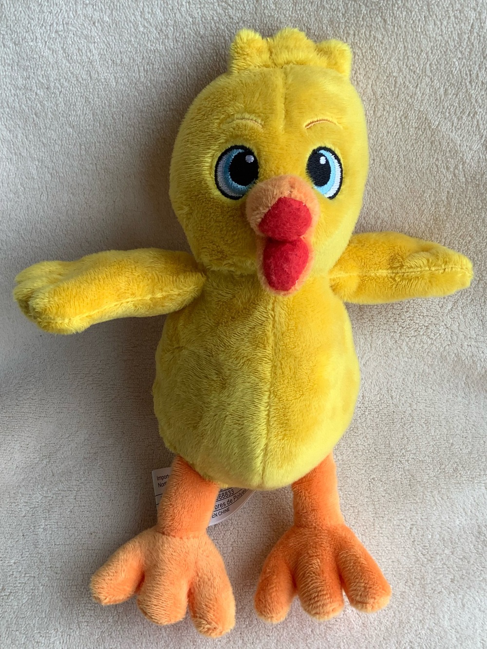 Kinder Surprise Yellow Plush Chick Ferrero Canada Stuffed Animal Toy